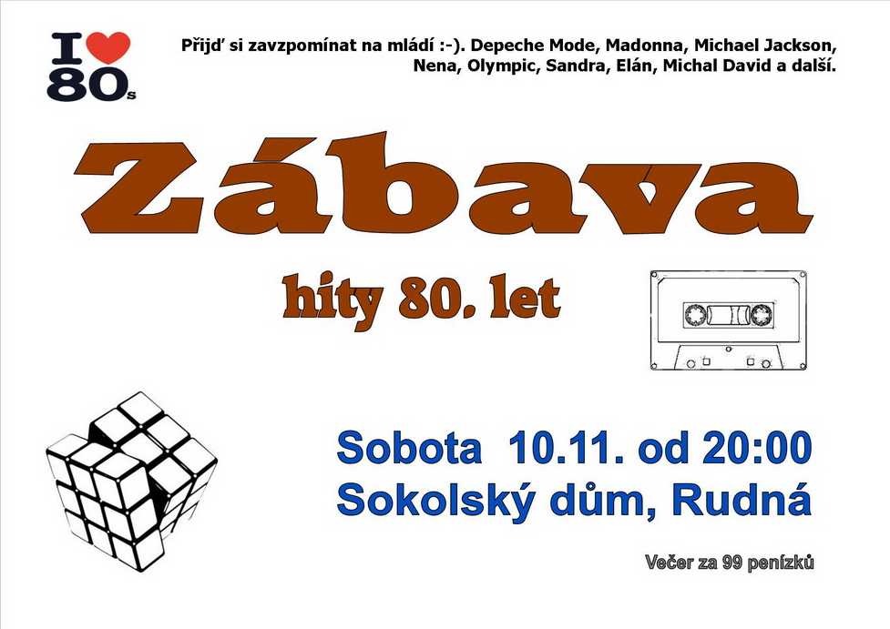 Zábava 2012 - Hity 80. let