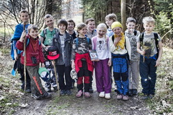 Výprava do lesa, březen 2014