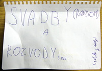 Svatby a rozvody