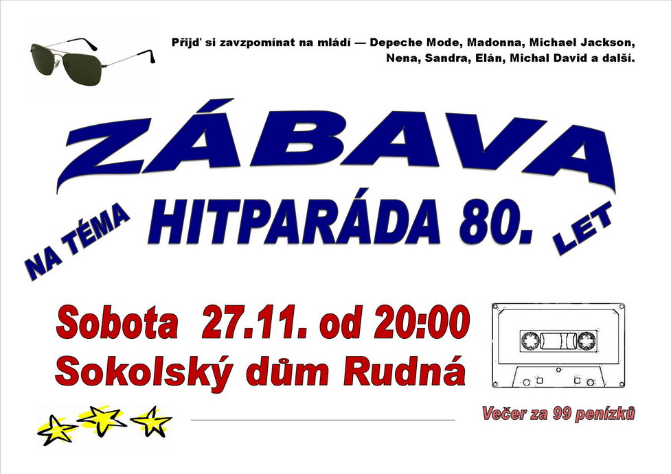 Zábava 2010 - Hitparáda 80. let